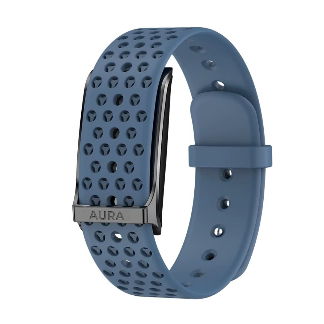 Aura Smart Band Pro -  Pulsera Fit Inteligente de Frecuencia Cardíaca, Estrés y GPS