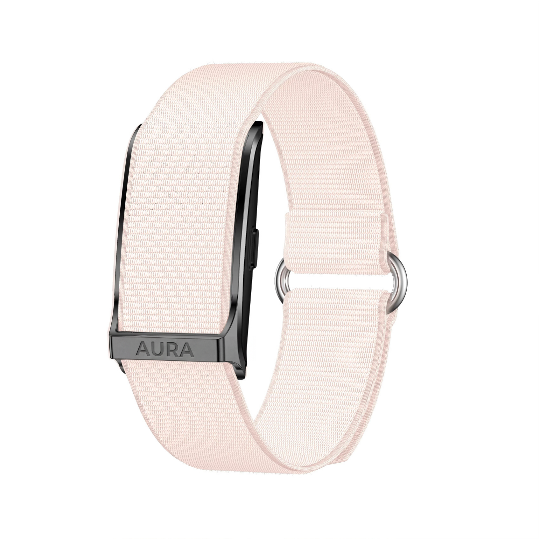 Aura Smart Band Pro -  Pulsera Fit Inteligente de Frecuencia Cardíaca, Estrés y GPS